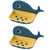 Saboneteira de parede Dupla Camada (baleia) - comprar online