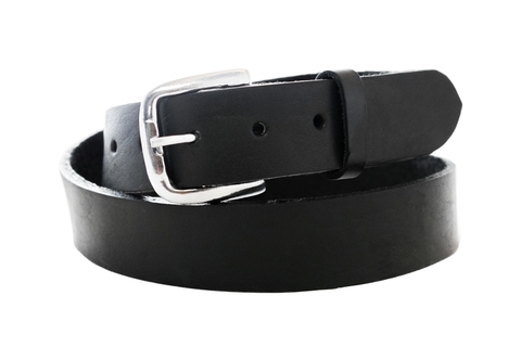 Cinturón De Piel Negro, Doble Hebilla – Mexicanartes