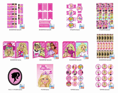 Kit Imprimible Barbie | Cumpleaños | Pdf | Digital | Sticker | Poster - comprar online