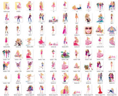 Barbie Kit Imágenes Png Clipart Papeles Digitales Imprimible - comprar online