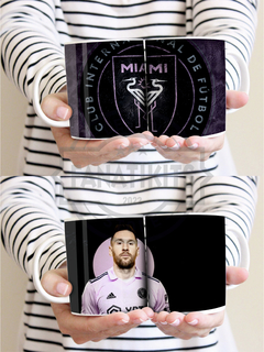 PACK 15 Plantillas para sublimar TAZAS - MESSI INTER MIAMI 2023 - - FANATIKITS