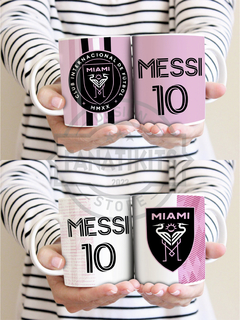 PACK 20 Plantillas para sublimar TAZAS - MESSI INTER MIAMI 2023 - - tienda online