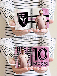 PACK 15 Plantillas para sublimar TAZAS - MESSI INTER MIAMI 2023 -