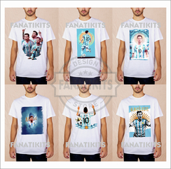 Plantillas Para Sublimar Remeras 45 Diseños Messi Argentina - comprar online