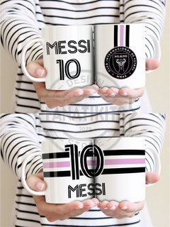 PACK 20 Plantillas para sublimar TAZAS - MESSI INTER MIAMI 2023 -