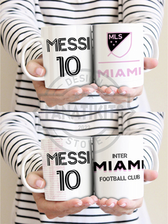 PACK 20 Plantillas para sublimar TAZAS - MESSI INTER MIAMI 2023 - - comprar online