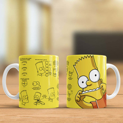 Los Simpsons Plantillas Sublimar Tazas 30 Diseños Mockup Psd - FANATIKITS