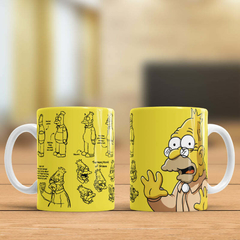 Los Simpsons Plantillas Sublimar Tazas 30 Diseños Mockup Psd - FANATIKITS