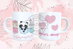 Día Del Amigo Pack 10 Plantillas Sublimar Tazas Kawaii - comprar online