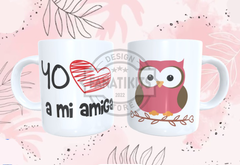 Día Del Amigo Pack 10 Plantillas Sublimar Tazas Kawaii en internet