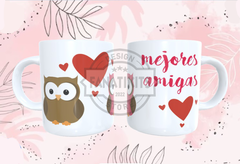 Día Del Amigo Pack 10 Plantillas Sublimar Tazas Kawaii - tienda online