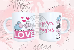 Imagen de Día Del Amigo Pack 10 Plantillas Sublimar Tazas Kawaii