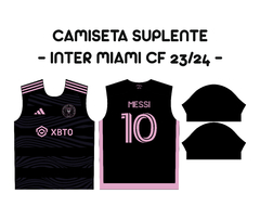 Moldería Camiseta Fútbol Suplente Inter Miami