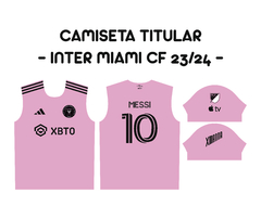 Moldería Camiseta Fútbol Titular Inter Miami