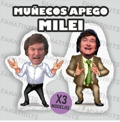 Milei Muñecos Apego Plantillas Para Sublimar Png Pdf Mockup