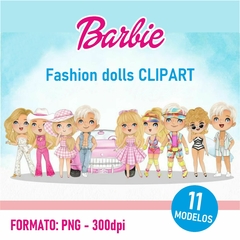 Barbie Pack Imágenes Clipart Png Kit Imprimible Fashion Doll