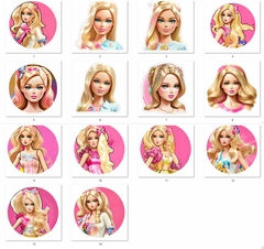 Barbie Pack 14 Stickers Clipart Kit Imprimible Imágenes Png - comprar online