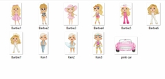 Barbie Pack Imágenes Clipart Png Kit Imprimible Fashion Doll - comprar online