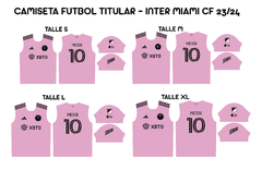 Moldería Camiseta Fútbol Titular Inter Miami - comprar online