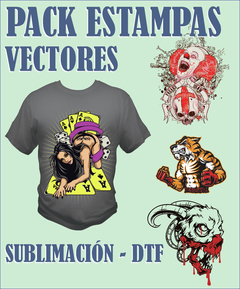 Pack Plantillas Sublimación Remeras 1000 Diseños Vectores