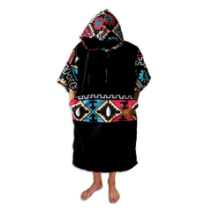 PONCHO CAMBIADOR (G.T1) 70 X 110 BLACK NATIVO