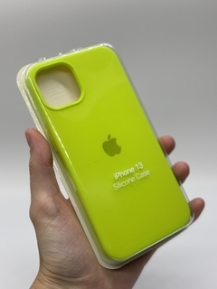 Silicone Case Verde Manzana