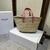 Celine Teen Triomphe Pink" Bag: A vibrant pink bag from Celine with the iconic Triomphe logo, ideal for adding a touch of color and style to your look.