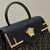 Fendace Fendi × Versace La Medusa Medium Black/Brown Bag: A uniquely designed bag combining the iconic style of Fendi and Versace in sophisticated shades of black and brown.