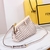 Fendi First Small Interlaced Leather Camellia Bag: An elegant small bag from Fendi, in camellia-colored interlaced leather, perfect to complement any look with a touch of sophistication.