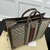 Bolsa Gucci Ophidia Large Tote "Beige and Ebony GG Supreme": Uma bolsa espaçosa e luxuosa da Gucci, com padrão GG em tons de bege e marrom, ideal para um estilo elegante e clássico.