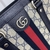 Gucci Tote Ophidia GG Supreme Beige and Blue Bag: A stunning luxury bag featuring Gucci's classic GG pattern in shades of beige and blue, perfect for an elegant and modern look.