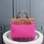 Bolsa Hermès Herbag Zip 31 Canvas Pink/Brown: Uma bolsa elegante com detalhes em rosa e marrom, perfeita para um estilo feminino e sofisticado.