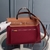 Hermès Hermès Herbag Zip 31 Canvas Bag Wine/Brown: An elegant canvas bag with burgundy and brown details, perfect for adding sophistication to your look.