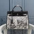 Hermes New Vache Hunter Toile Pegase Pop Herbag Zip Retourne Bag 31 Black: A sophisticated black bag with leather details, ideal to complement any look with elegance.