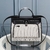 Hermes New Vache Hunter Toile Pegase Pop Herbag Zip Retourne Bag 31 Black: A sophisticated black bag with leather details, ideal to complement any look with elegance.