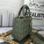 Bolsa Lady Dior Small Cannage Lambskin Green: Bolsa de luxo em couro verde, com o famoso padrão cannage da Dior, ideal para adicionar um toque de cor e estilo a qualquer look elegante.