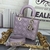 Bolsa Lady Dior Small Cannage Lambskin Light Purple: Bolsa de luxo em couro de cor lilás claro com o icônico padrão cannage da Dior, adicionando um toque de elegância e sofisticação ao seu visual.