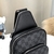 Bolsa Louis Vuitton LV Damier Anfini Avenue "Black": Uma elegante bolsa preta da Louis Vuitton com padrão Damier, perfeita para um estilo sofisticado e contemporâneo.