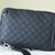 Louis Vuitton Sling Avenue Damier Infini Bag in Black: An elegant shoulder bag featuring Louis Vuitton's Damier Infini pattern in black, ideal for a sophisticated, contemporary look.