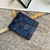 Louis Vuitton Multiple Damier Canvas Blue/Black Wallet: A sophisticated Louis Vuitton wallet with the iconic Damier pattern in blue and black, perfect for those seeking elegance and practicality.