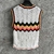 Chaleco Casablanca Chevron Knit "Blanco" - comprar online