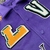 Jaqueta Louis Vuitton Varsity Multi-Patches Mixed Leather "Purple": Uma jaqueta roxa da Louis Vuitton com vários remendos em couro misto, para um visual esportivo e luxuoso.