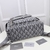 Dior Hit The Road Large CD Diamond Canvas Gray Backpack: An elegant Dior backpack in gray canvas with the iconic CD Diamond pattern, perfect for those looking for style and practicality in their accessories.