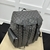 Gucci Ophidia GG Supreme Medium "Gray" Backpack: An elegant gray Gucci backpack with GG Supreme pattern details, ideal for everyday use or travel.