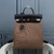 Hermes Backpack in Toile and Natural Calf Leather Brown and Black: A luxurious backpack from Hermes, combining high-quality materials in classic tones for an elegant and timeless look.