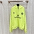 Balenciaga Paris Soccer "Neon Yellow" Zip-up Sweatshirt: A neon yellow Balenciaga football-themed zip-up sweatshirt for a vibrant, urban high-fashion style.