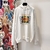 Gucci Interlocking G With Hood "White" Sweatshirt: A white sweatshirt from Gucci with the iconic Interlocking G pattern, perfect for a modern and sophisticated look.