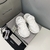 Balenciaga Track Mule "All White": All-white mule-style footwear, modern design from the Balenciaga brand.