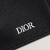 Dior Two-Fold CD Icon Leather Black Card Holder: An elegant card holder from Dior in black leather with the iconic CD pattern, perfect for storing your cards with style and sophistication.