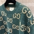 Suéter Gucci GG Wool Jacquard Jumper "Green": Um suéter verde da Gucci com padrão jacquard GG em lã, para um estilo sofisticado e distinto em dias mais frios.